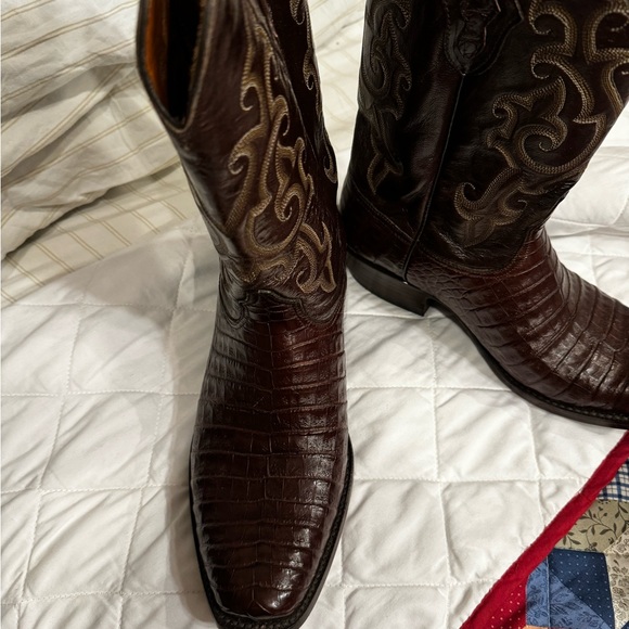 Lucchese Other - Black Jack Chocolate color Camin Belly 7 Toe